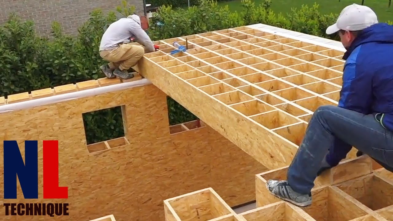 Amazing Fastest Wooden House Construction Method Modern House